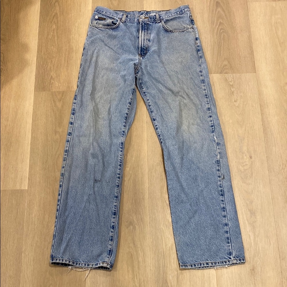 Vintage Calvin Klein Classic Blue Denim Volume Jeans Size 33